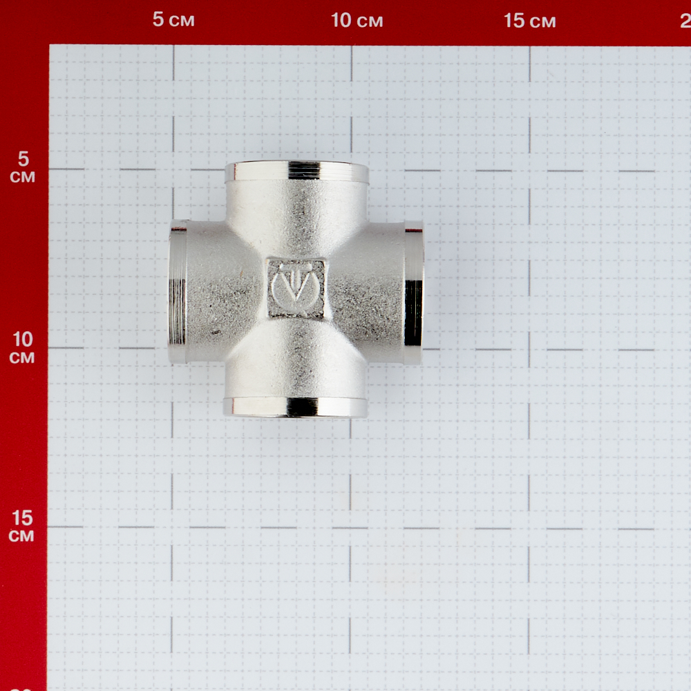 фото Крестовина valtec (vtr.760.n.0006) 1 вр(г) х 1 вр(г) х 1 вр(г) х 1 вр(г) латунная