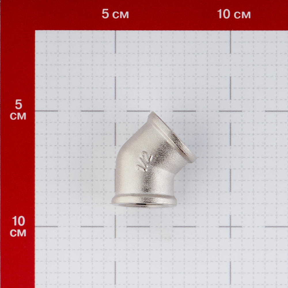 

Угол Valtec (VTr.091.N.0004) 1/2 ВР(г) х 1/2 ВР(г) х 45° латунный
