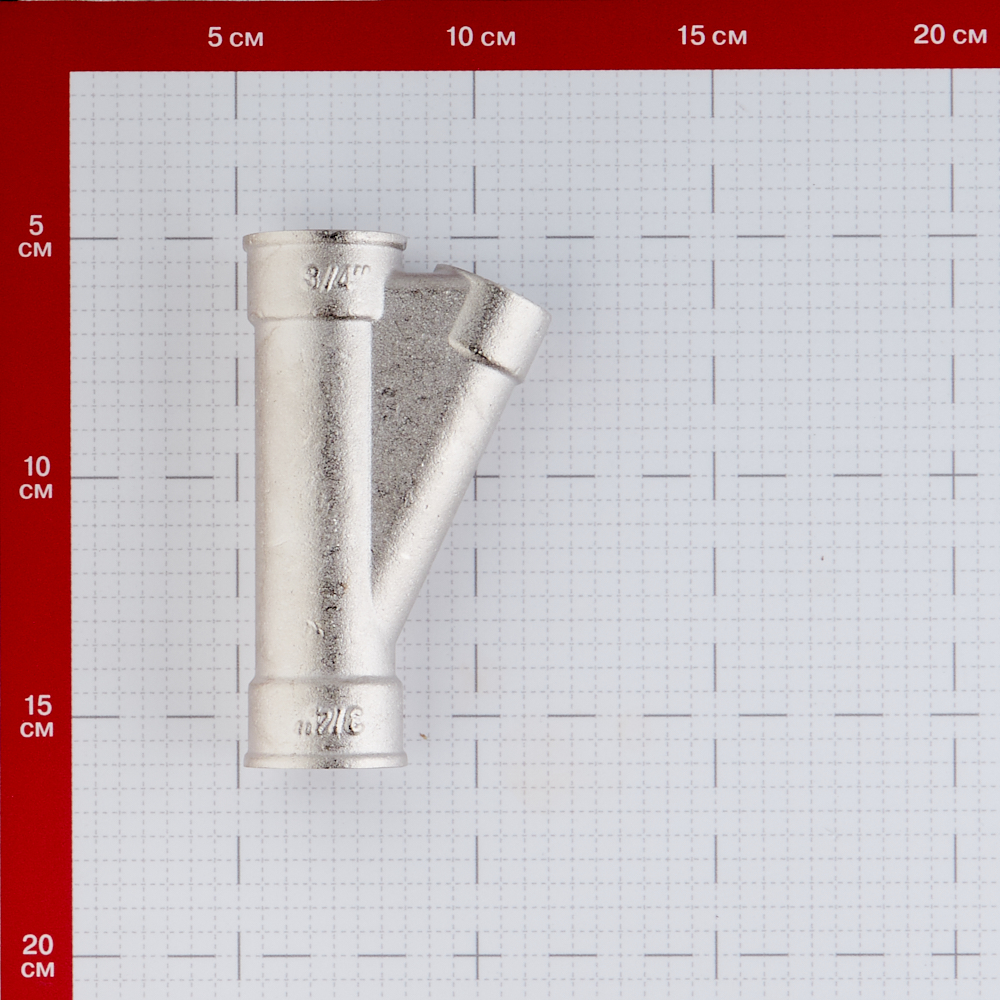 фото Тройник косой valtec (vtr.136.n.0504) для гильзы под погружной датчик 3/4 вр(г) х 1/2 вр(г) х 3/4 вр(г)