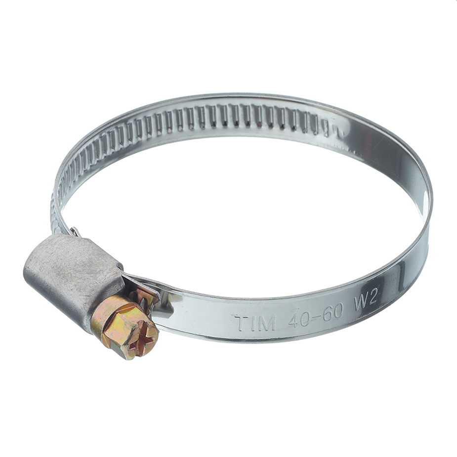 Хомут обжимной 40-60 мм нержавеющая сталь (2 шт.) — купить в Петровиче ...