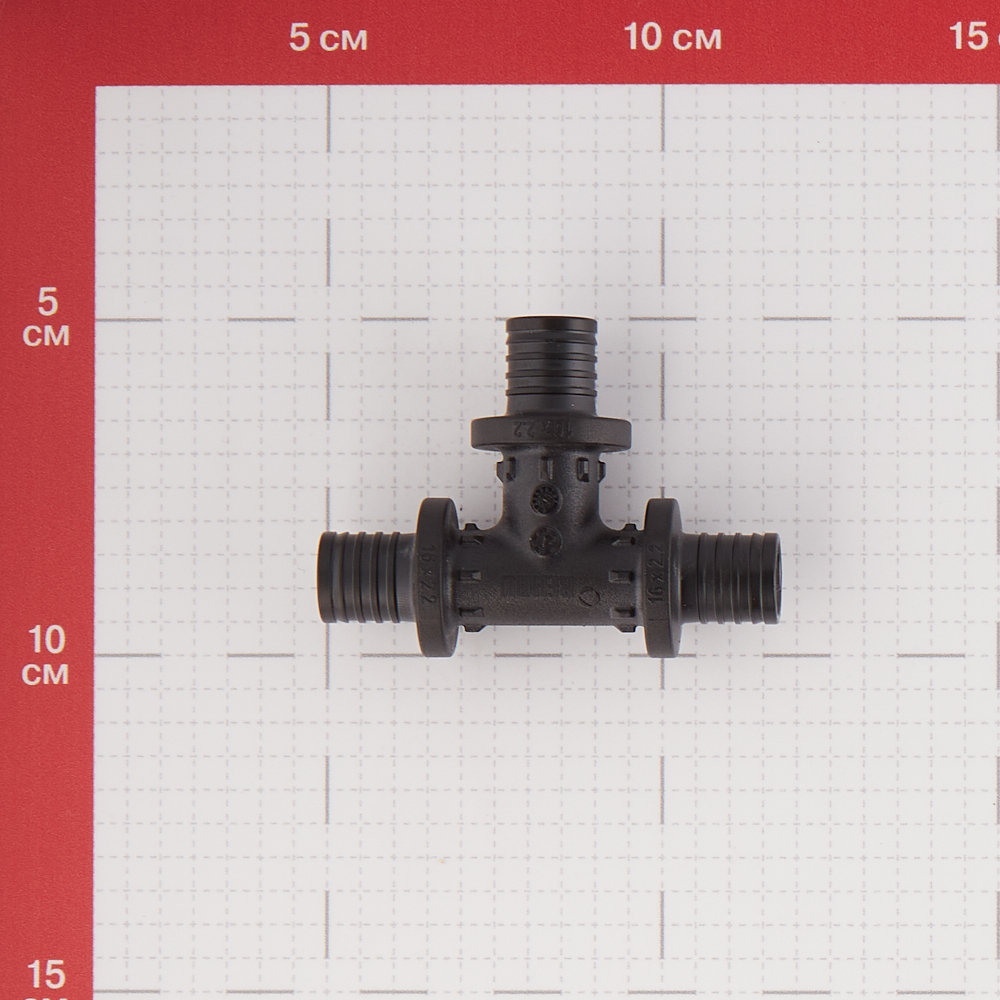 фото Тройник px rehau (11600311001) 16 х 16 х 16 мм равнопроходной