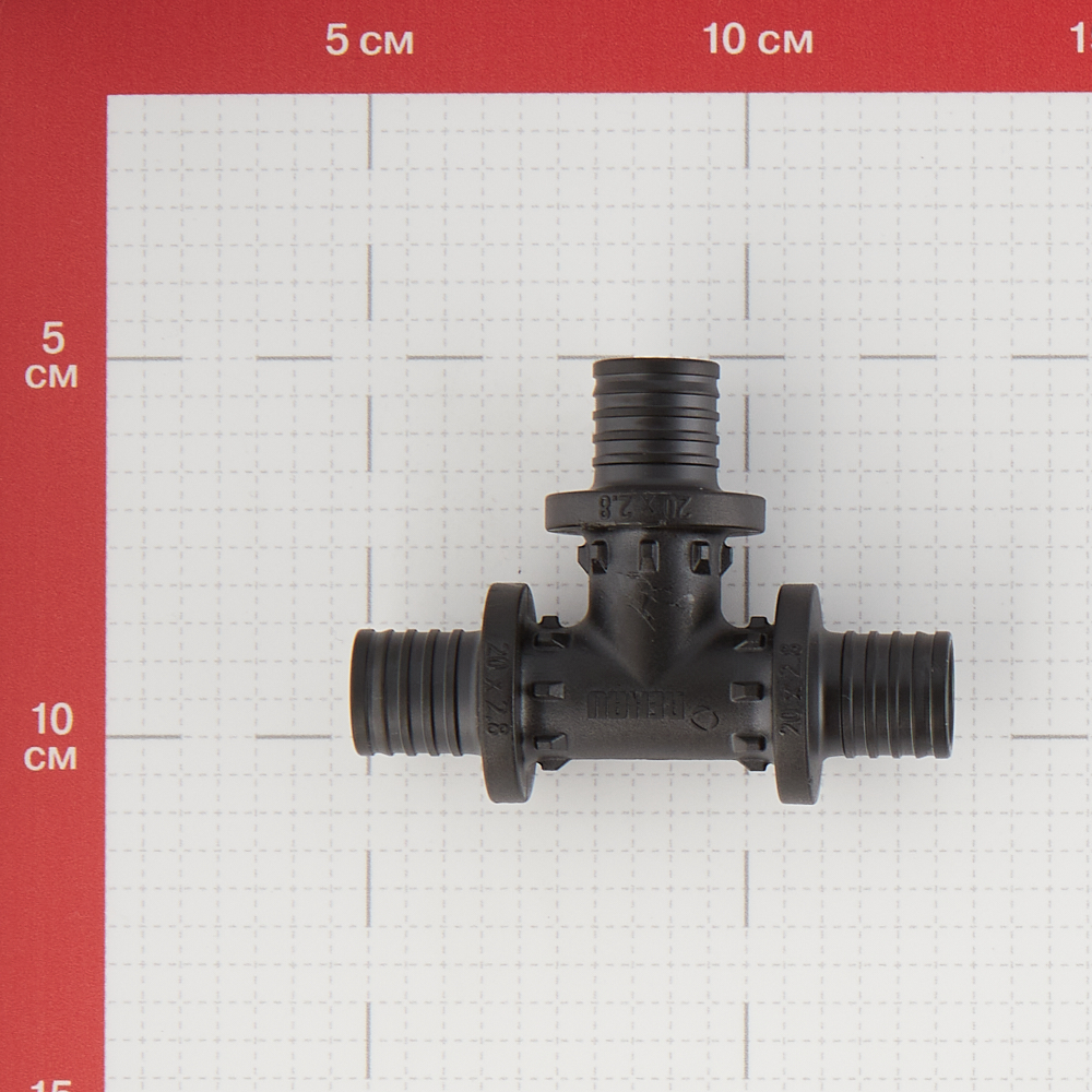 фото Тройник px rehau (11600321001) 20 х 20 х 20 мм равнопроходной