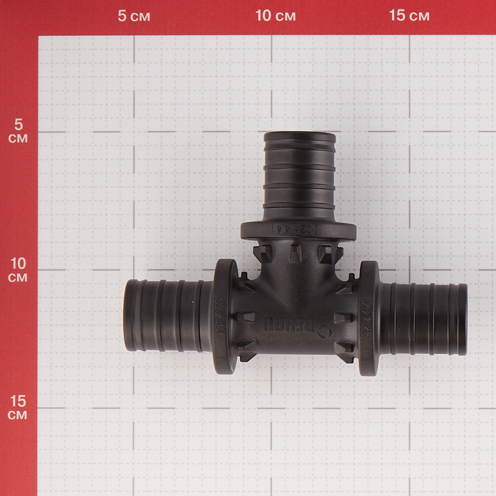 фото Тройник px rehau (11600341001) 32 х 32 х 32 мм равнопроходной