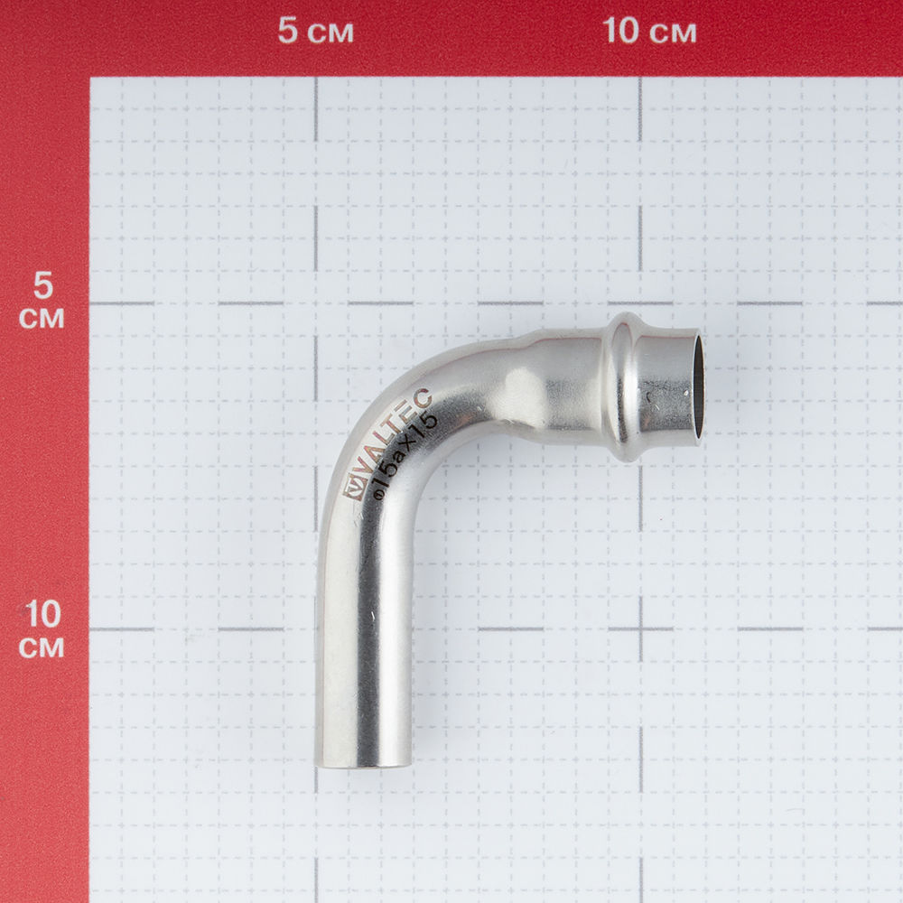 фото Угол valtec (vti.950.i.001515) 90° 15 мм вн нержавеющая сталь