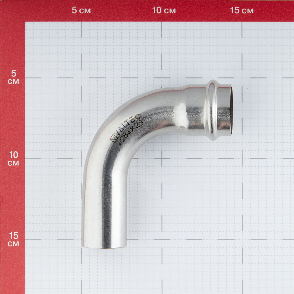фото Угол valtec (vti.950.i.002828) 90° 28 мм вн нержавеющая сталь