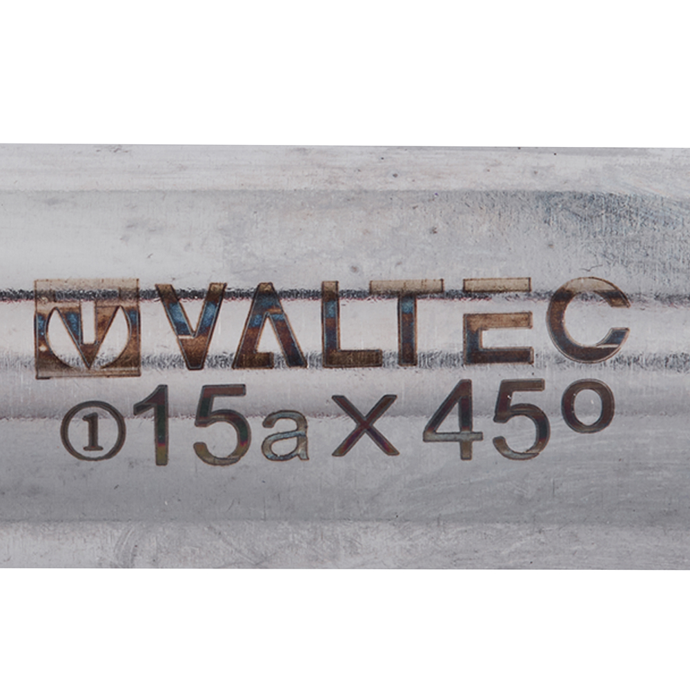 фото Отвод valtec (vti.955.i.451515) 15х15 мм 45° безраструбный нержавеющая сталь