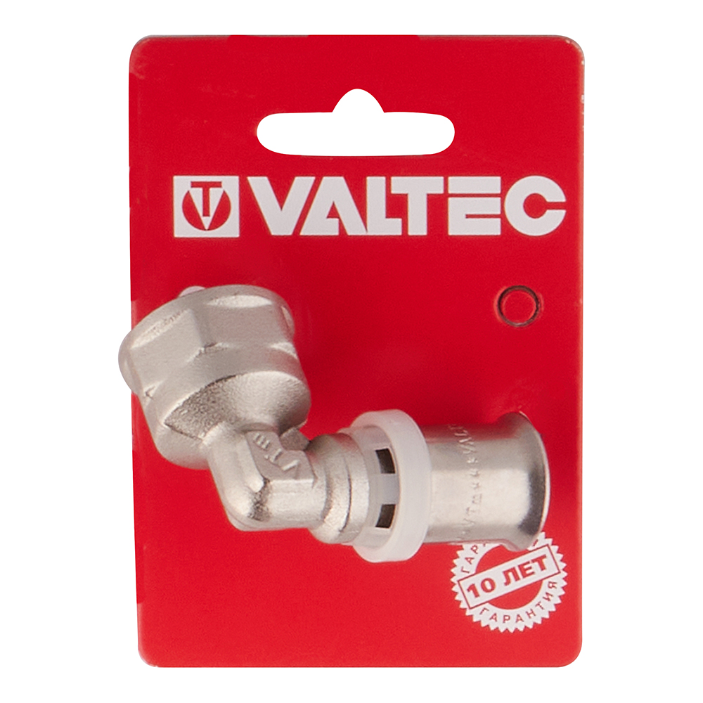 фото Угол valtec (vtm.252.n.001604) 16(пресс) х 1/2 вр(г)