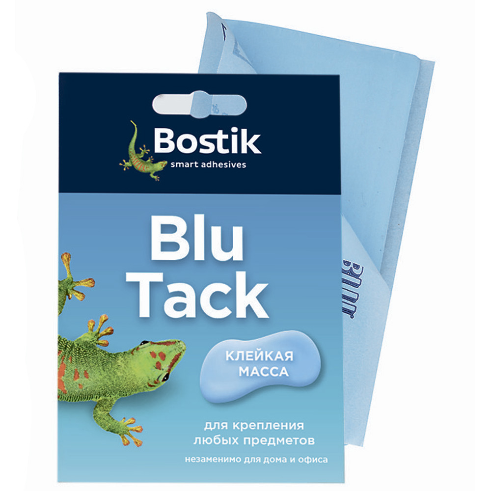 Клейкая масса Bostik Blu Tack 50 г bostik blu tack regular grey