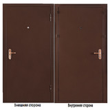 Дверь входная Промет Профи Про правая медный антик - медный антик 860х2060 мм
