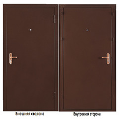 Дверь входная Промет Профи Про правая медный антик - медный антик 960х2060 мм