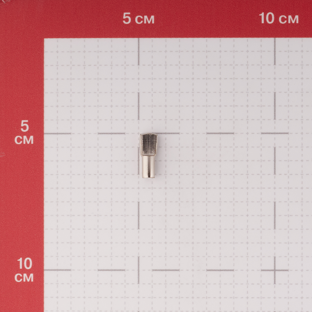 фото Полкодержатель лопаточка d5 мм никель (12 шт.) no name