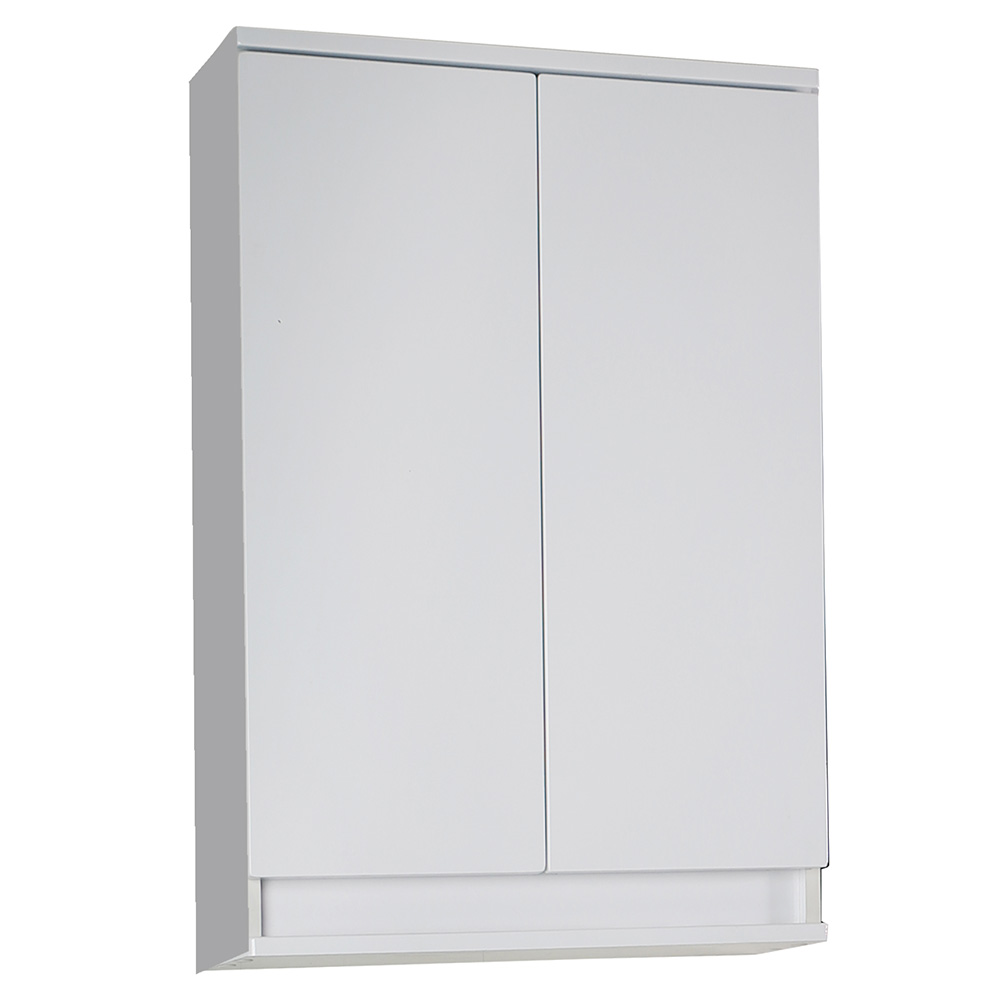 Шкаф АСБ-Мебель Альта 600 мм подвесной белый сервисная дверца левая черная для jura с5 66222