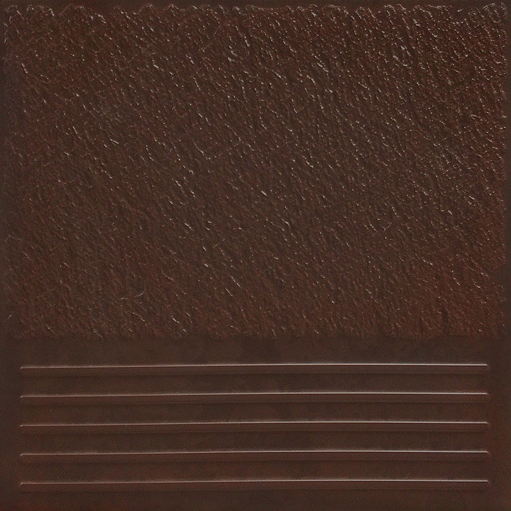 Клинкерная ступень Керамин Каир 4 коричневая 298х298х8 мм (15 шт.=1,33 кв.м) ступени керамин каир 4у 29 8х29 8 коричневые угловые