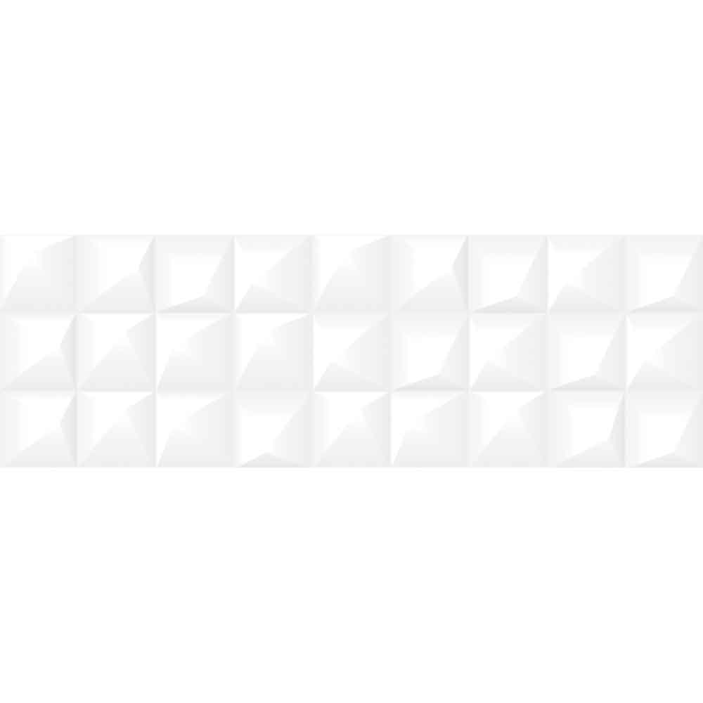 Плитка облицовочная Cersanit Gradient рельеф белая 598x198x9 мм (9 шт.=1,06 кв.м) от Петрович
