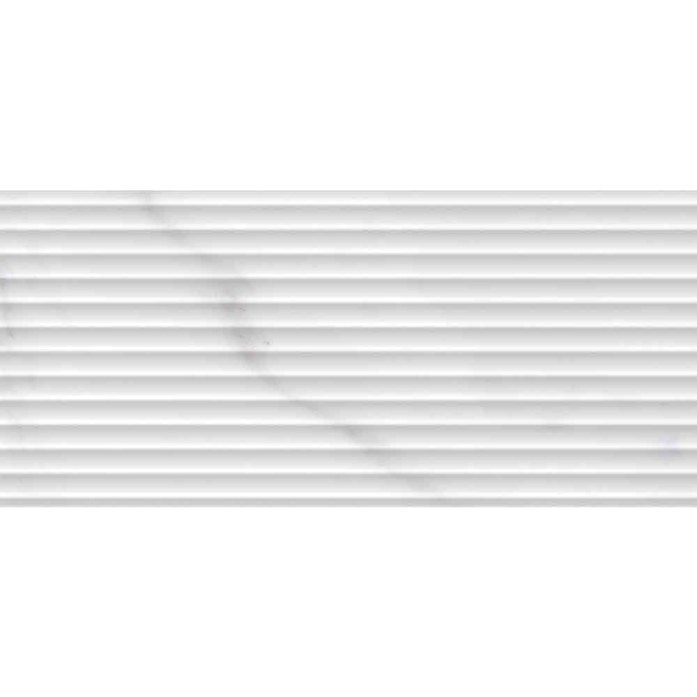 фото Плитка облицовочная cersanit omnia белый рельеф 440х200х8,5 мм (12 шт.= 1,056 кв.м)