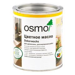 Масло для дерева Osmo Dekorwachs Transparente Tone 3111 белое матовое 0,75 л