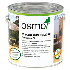 Масло для террас Osmo Terrassen-Оle 009 лиственница шелковисто-матовое 2,5 л