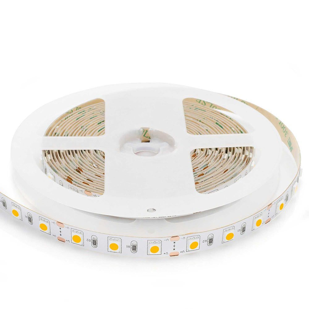 фото Лента светодиодная smd 5050 ray pro (308) 3000к 14,4 вт 24 в ip20 5 м