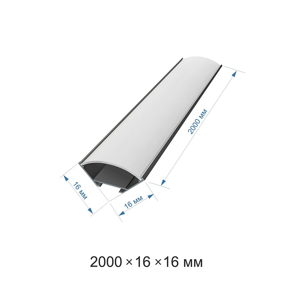 Профиль для светодиодной ленты на кухню угловой