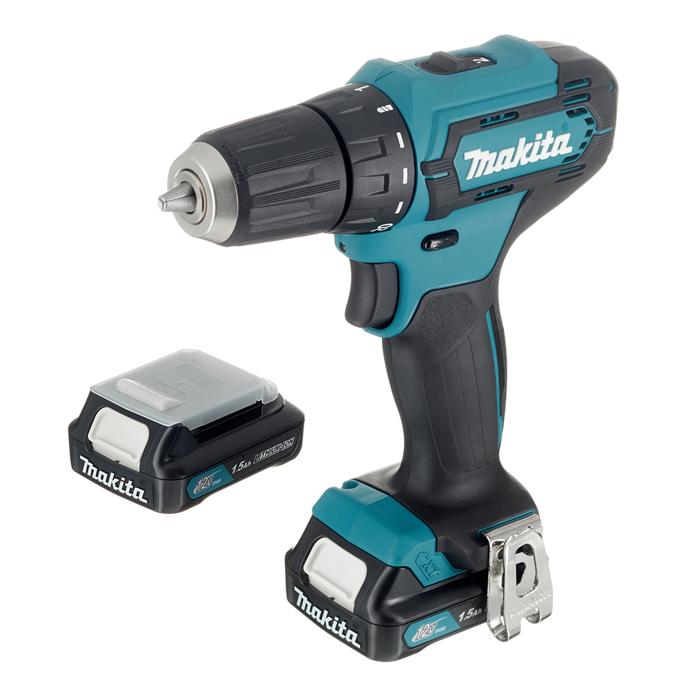 фото Дрель-шуруповерт аккумуляторная makita df333dwye 12в 2х1,5ач li-ion
