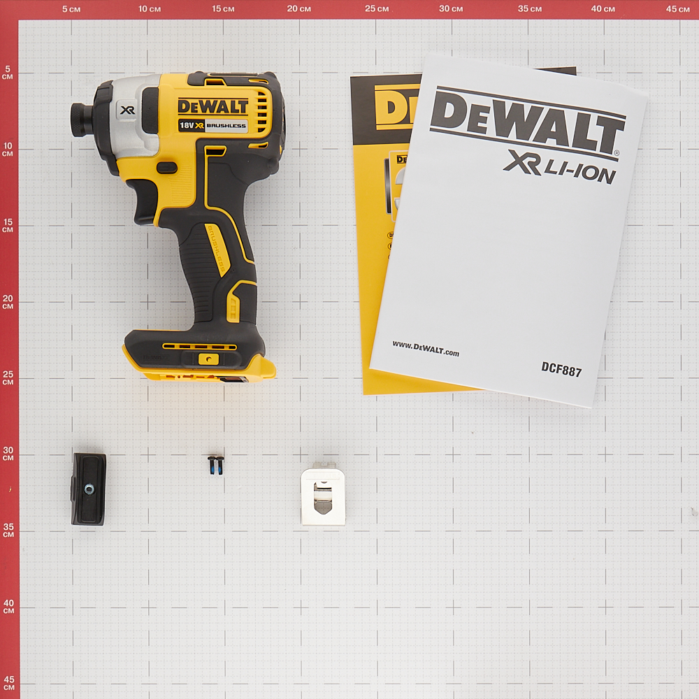 фото Шуруповерт аккумуляторный dewalt dcf887n-xj 18в li-ion без акб и зу