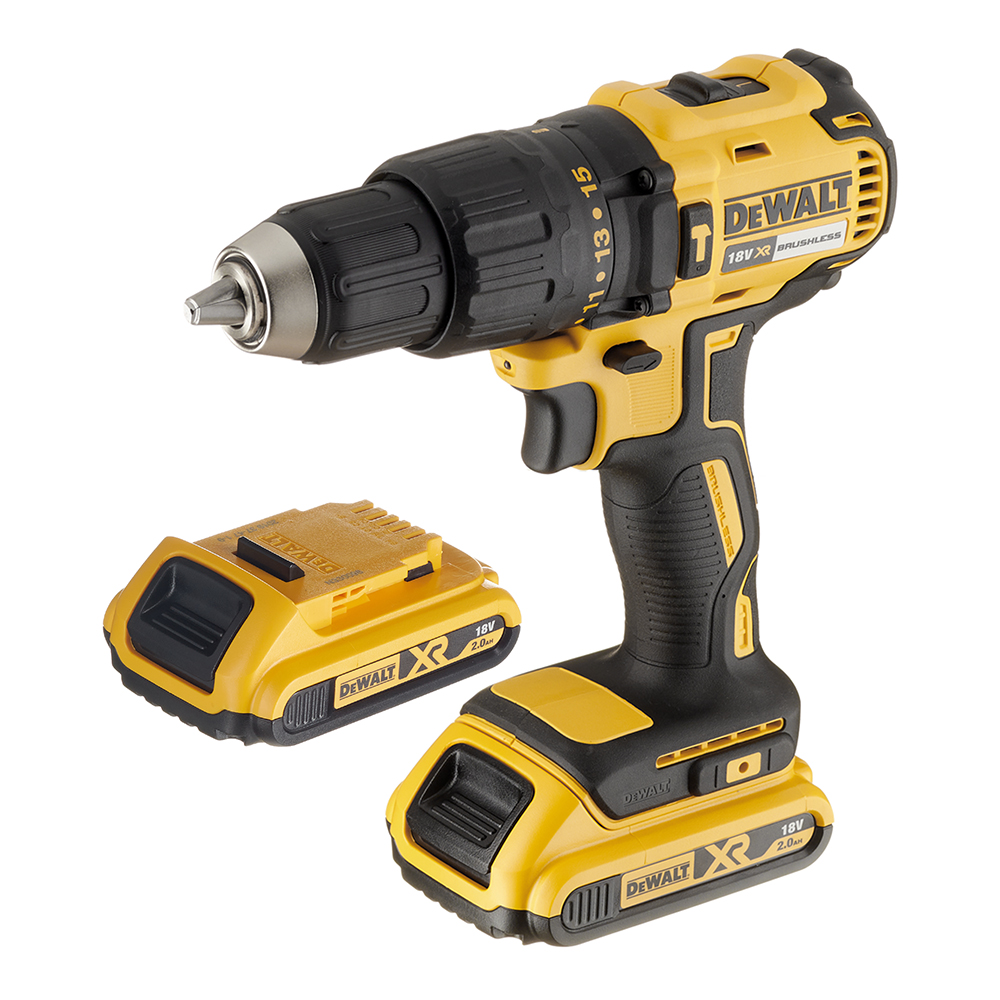 Дрель-шуруповерт аккумуляторная ударная DeWalt DCD778D2T 18В 2х2Ач Li-Ion