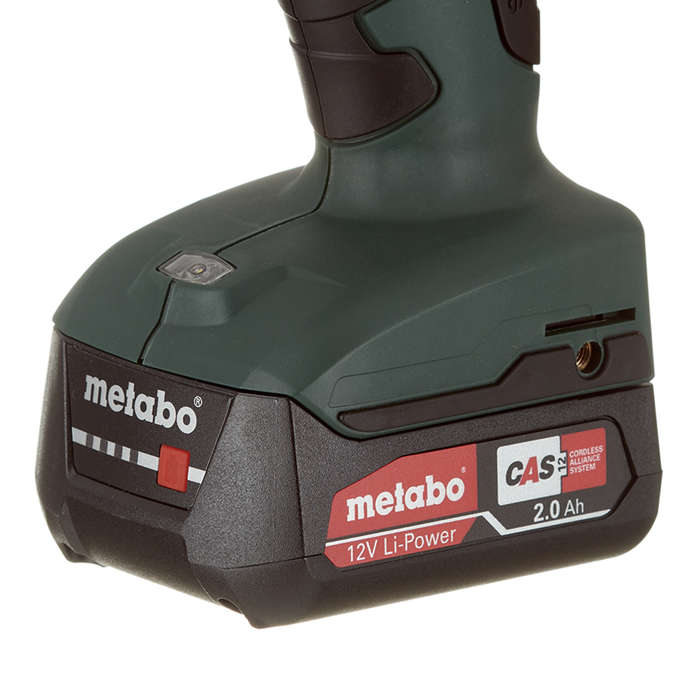 фото Дрель-шуруповерт аккумуляторная metabo powermaxx bs 12 bl q (601039500) 12в 2х2ач li-ion