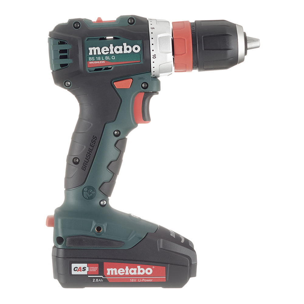 фото Дрель-шуруповерт аккумуляторная metabo bs 18 l bl q (602327500) 18в 2х2ач li-ion