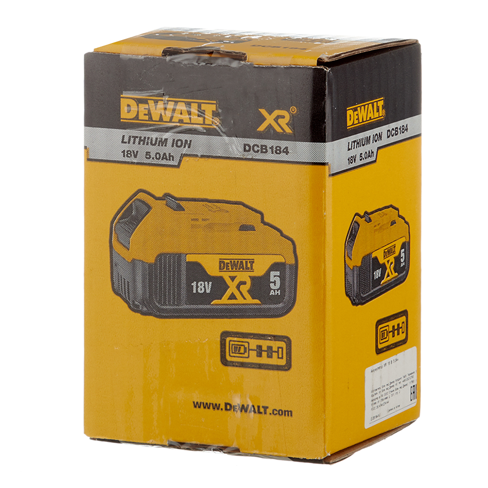 Аккумулятор DeWalt DCB184-XJ 18В 5Ач Li-Ion Вид№3