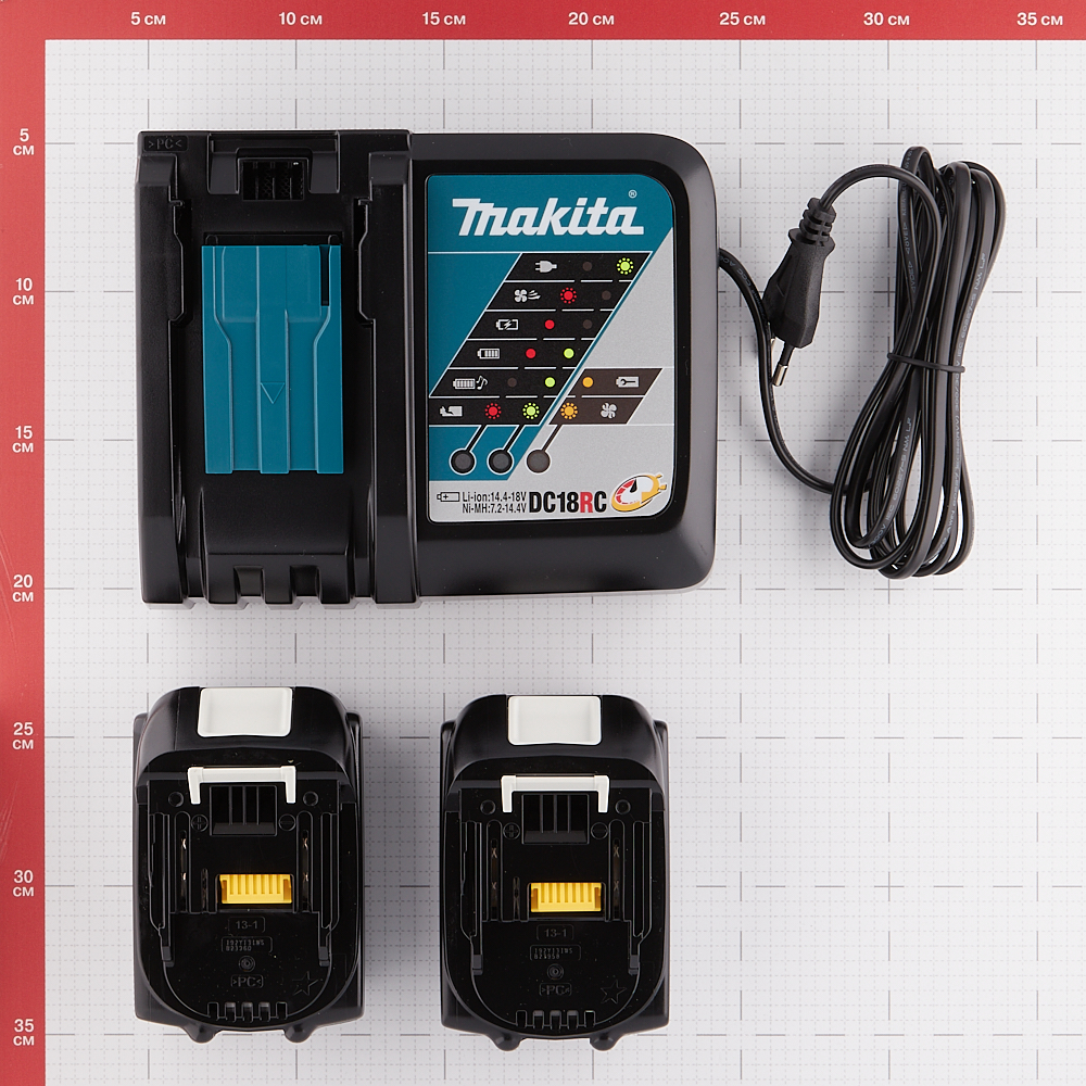 Аккумулятор Makita LXT 198311-6 18В 5Ач Li-Ion 18В с зарядным устройством в комплекте (2 шт.) Вид№2