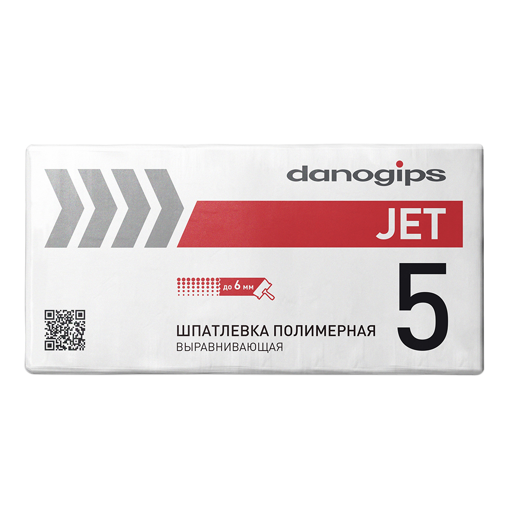 фото Шпаклевка полимерная danogips dano jet 5 выравнивающая 25 кг