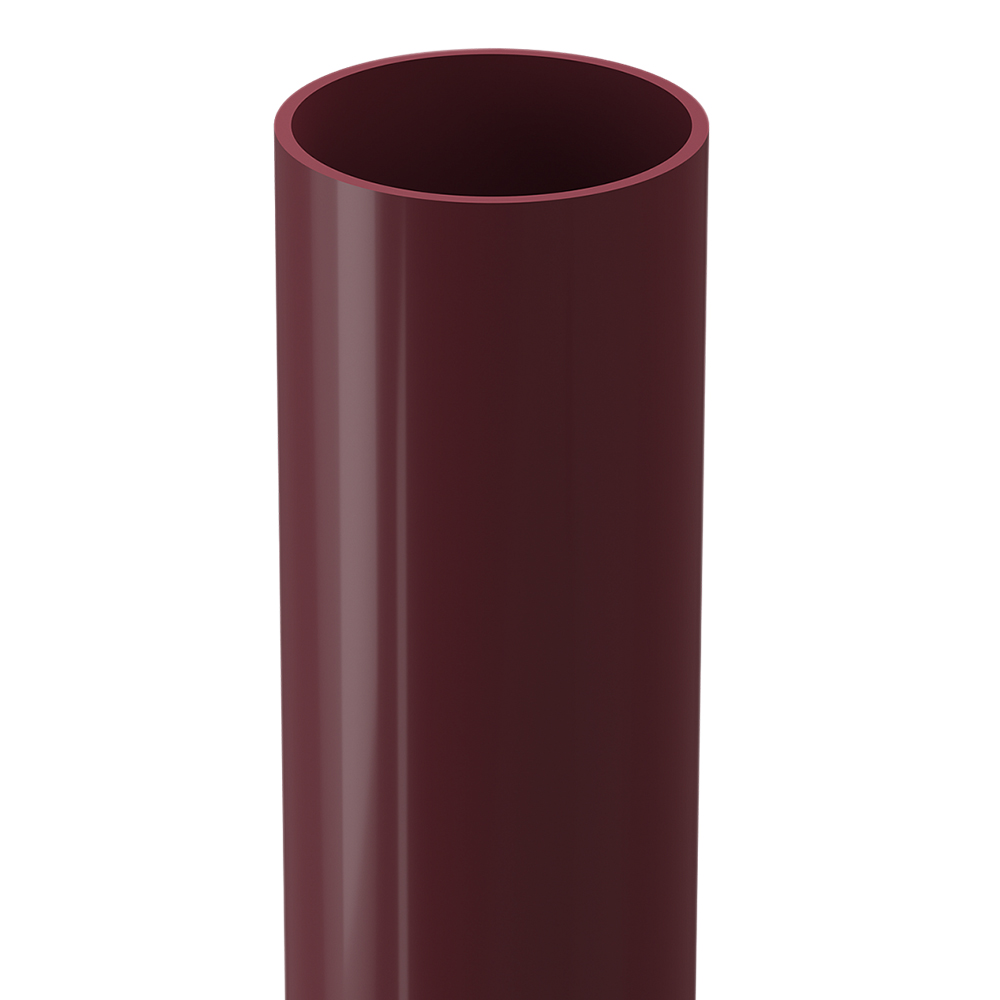 Труба водосточная пластиковая d80 мм 3 м Docke Standard красная RAL 3005