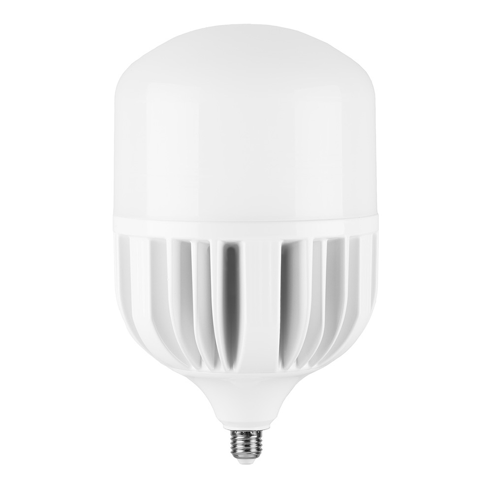 Лампа светодиодная FERON 100 Вт E27 цилиндр T100 6500К холодный белый свет 220 В для светильника РКУ матовая с дополнительным патроном Е40