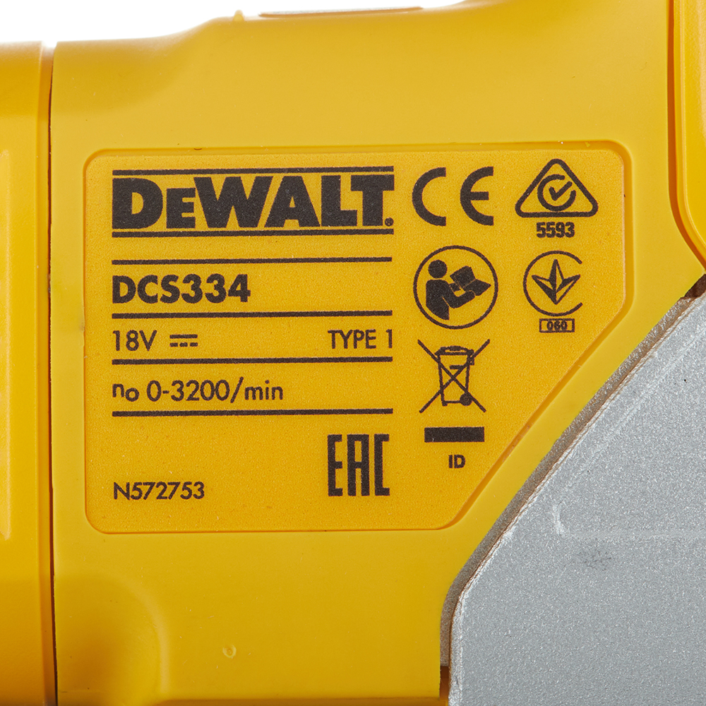 фото Лобзик аккумуляторный dewalt dcs334n-xj 18в li-ion без акб и зу