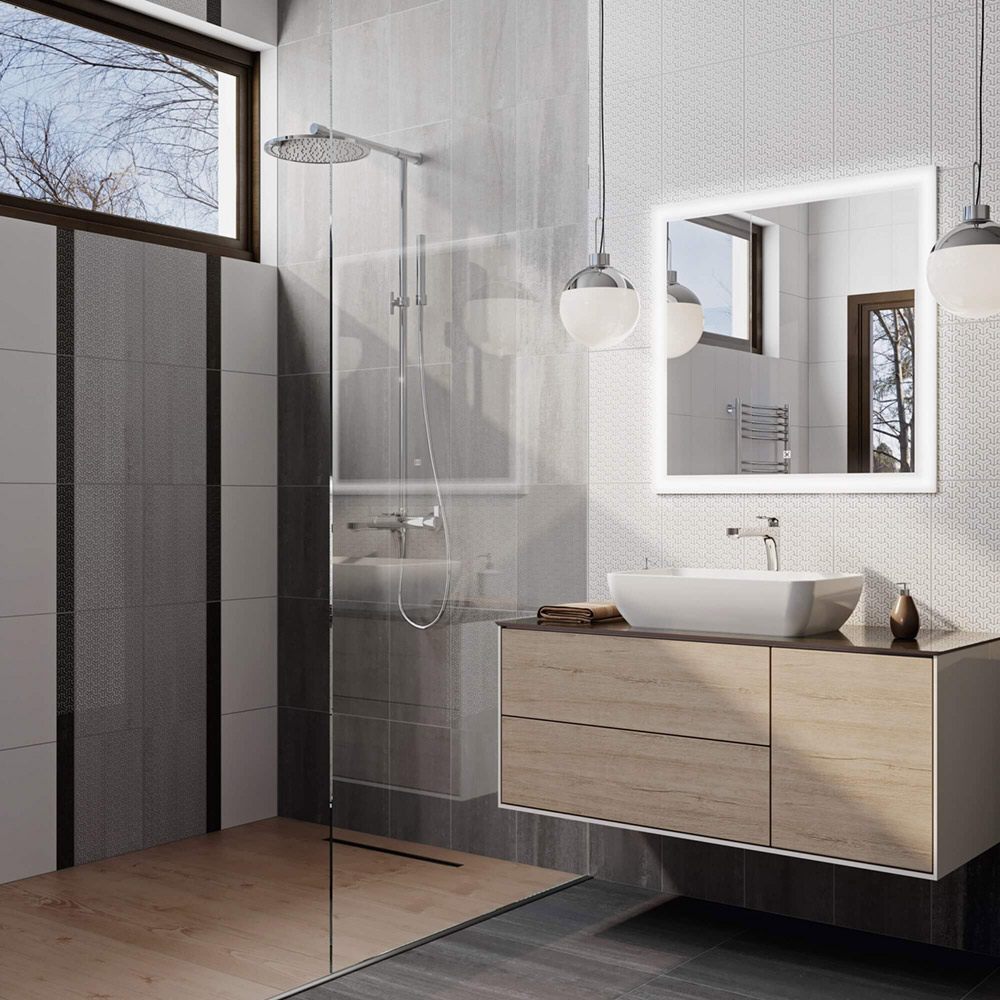 Плитка облицовочная Kerama Marazzi Ломбардиа серая темная 400x250x8 мм (11 шт.=1,1 кв.м) Вид№3