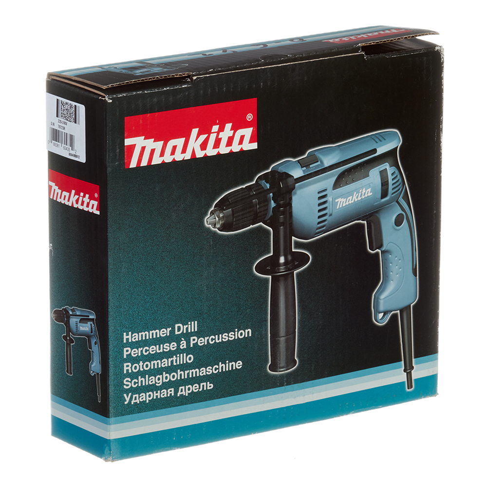 фото Дрель ударная makita hp1641f 680 вт