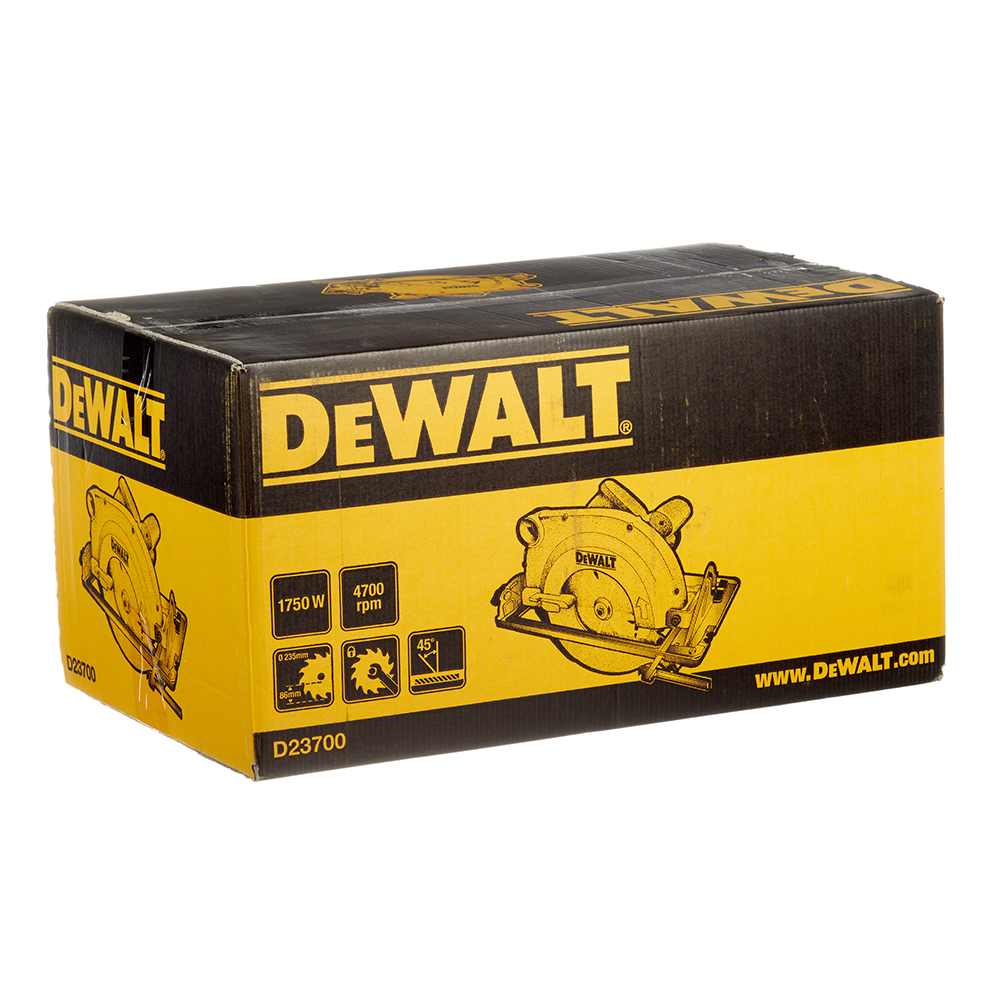 фото Пила дисковая электрическая dewalt d23700 1750 вт 235 мм