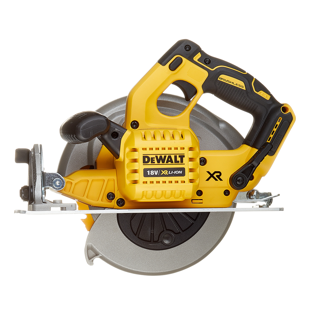 фото Пила дисковая аккумуляторная dewalt dcs570n-xj 18в li-ion 184 мм без акб и зу