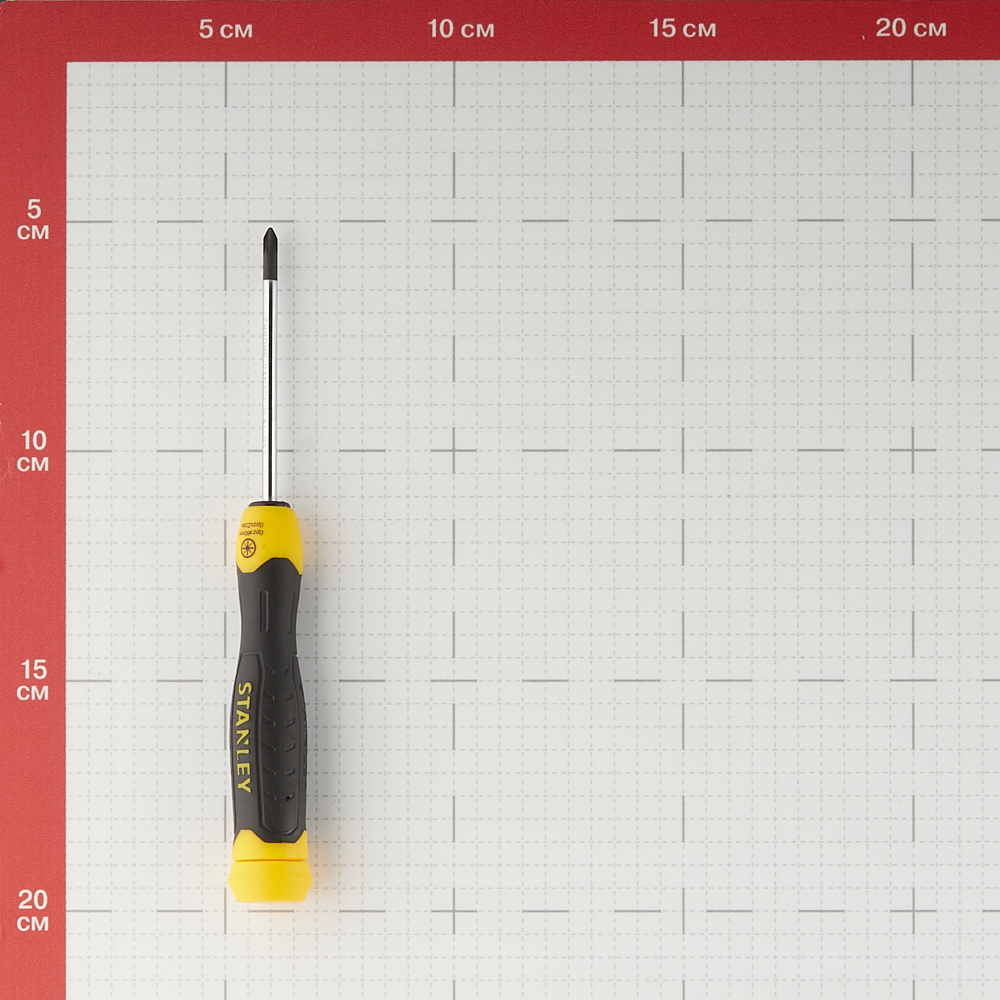 фото Отвертка крестовая pz0 60 мм stanley cushiongrip (0-64-952)