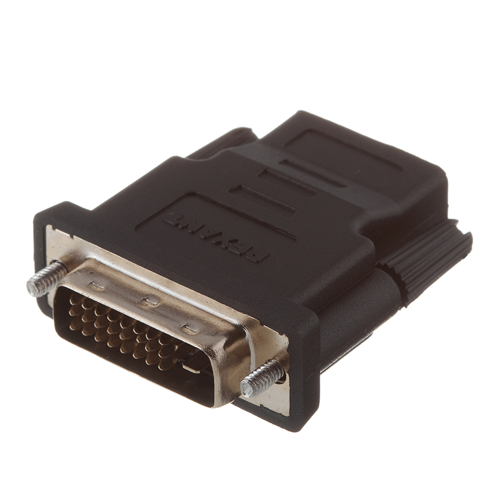 Переходник Rexant штекер DVI-гнездо HDMI (17-6811) переходник rexant 17 6936 шт hdmi гн vga провод 3 5 mm аудио