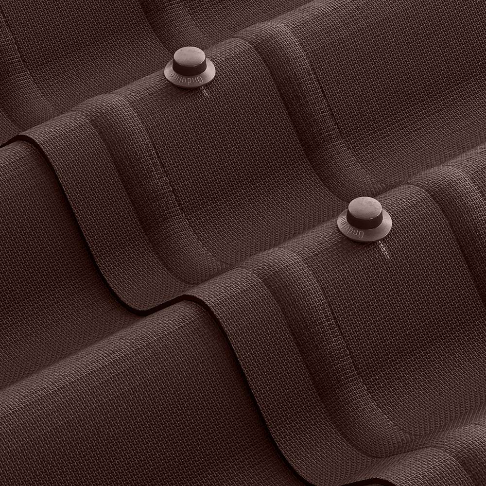фото Лист волнистый ондулин smart коричневый 1,95х0,95 м 3 мм