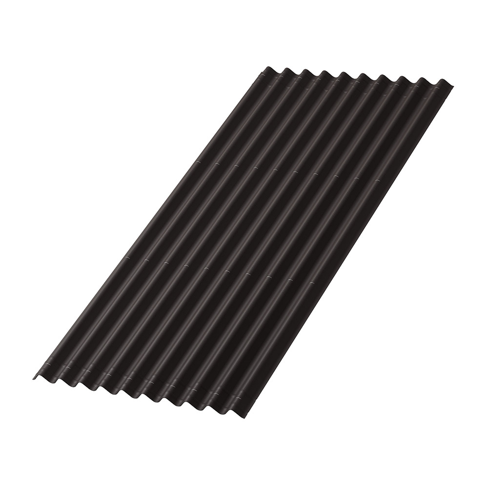 фото Лист волнистый ондулин smart черный 1,95х0,95 м 3 мм