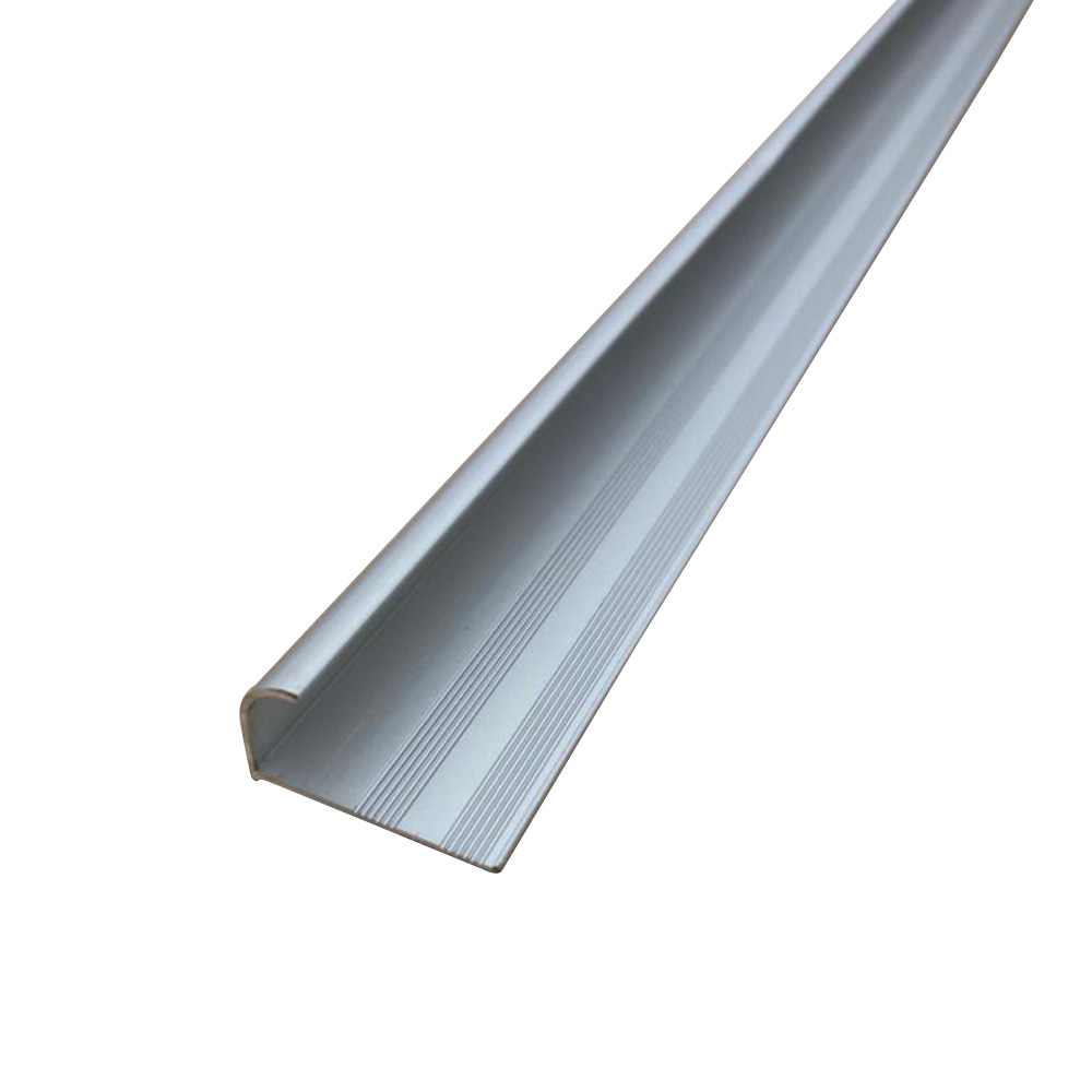 фото Профиль алюминиевый для кафельной плитки наружный 12х2700 мм серебро