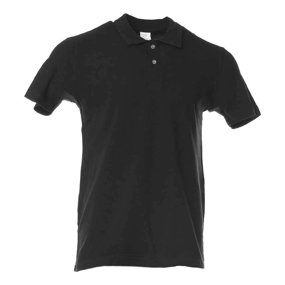 Рубашка-поло Спрут 48 черная мужская летняя рубашка поло с коротким рукавом и отложным воротником