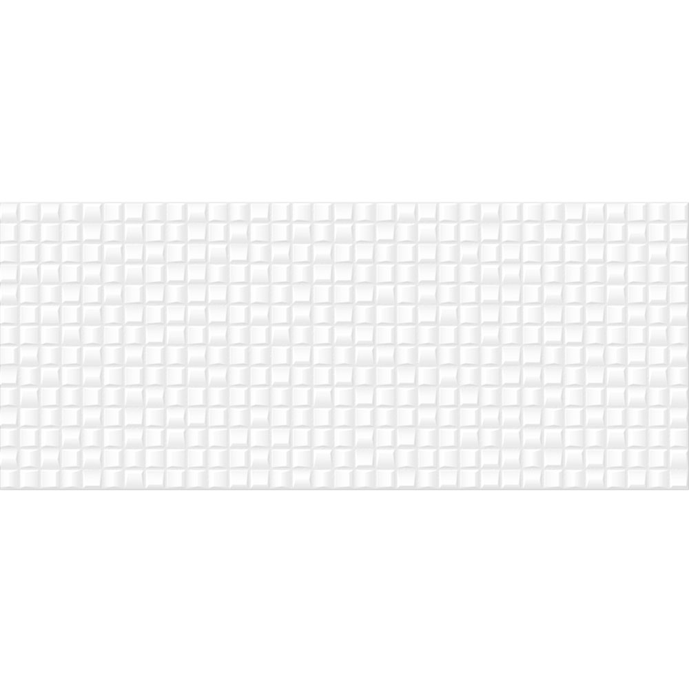 фото Плитка облицовочная gracia ceramica folk белая мозаика 600x250x9 мм (8 шт.=1,2 кв.м)