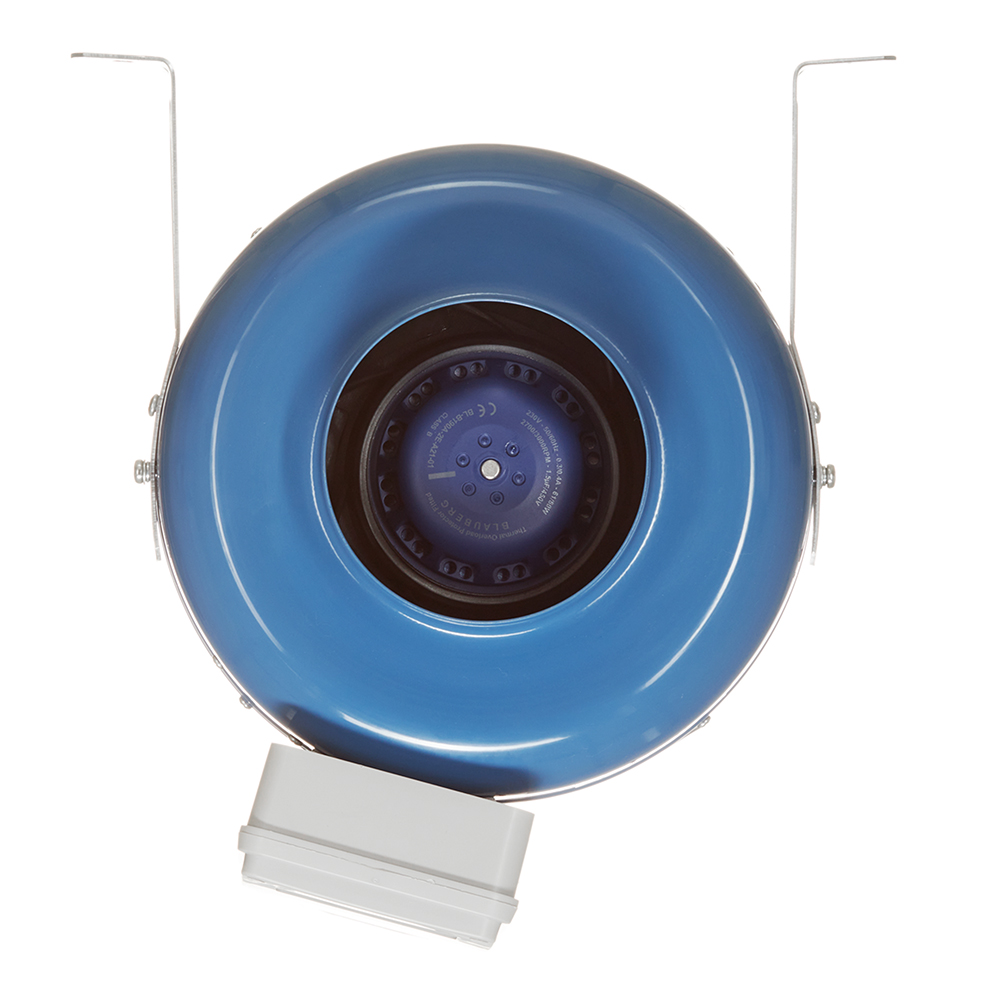 Вентилятор канальный центробежный Вентс ВКМ d125 мм синий