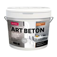 Штукатурка декоративная с эффектом бетона Bayramix Аrt Beton AB-03 темно-серый 10 кг