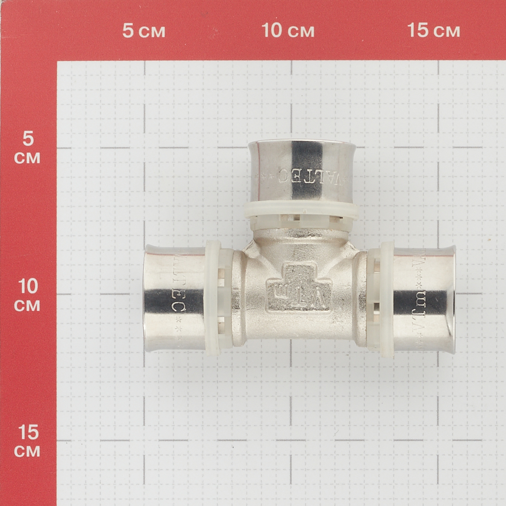 фото Тройник valtec (vtm.231.n.323232) 32(пресс) х 32(пресс) х 32(пресс)