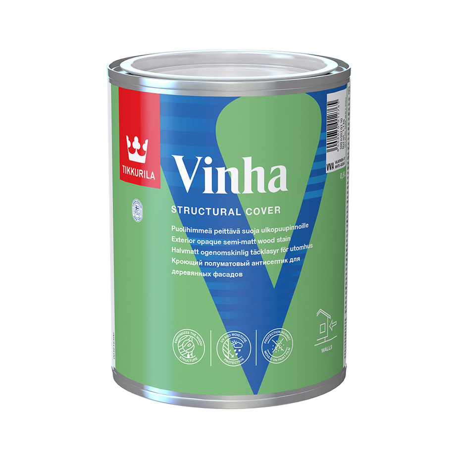 Антисептик декоративный Tikkurila Vinha для дерева бесцветный основа VC ...