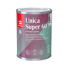 Лак алкидно-уретановый яхтный Tikkurila Unica Super 60 основа EP бесцветный 0,9 л полуглянцевый